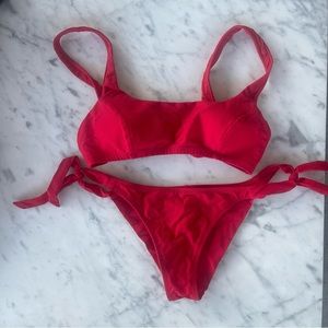 Tigerlily Red Bathing Suit- Small